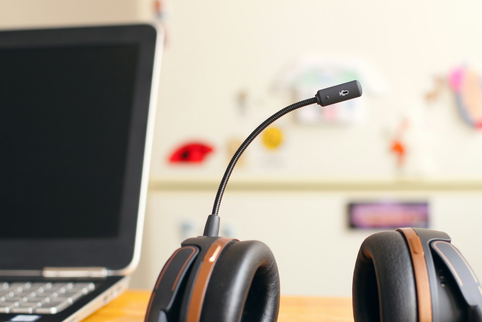 Member support representative wearing a headset at a credit union contact center desk